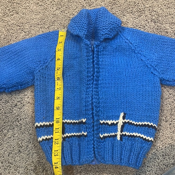 Handmade cowl necklace sweater - Picture 7 of 8